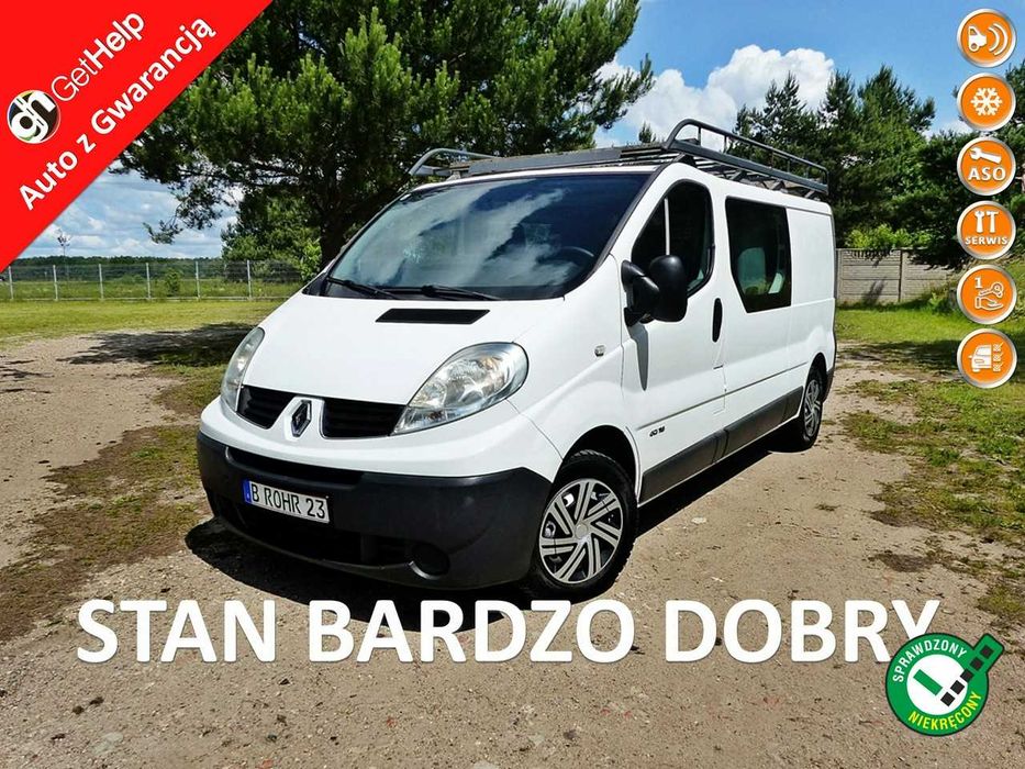 Renault Trafic 2.0 DCI*L2H1*Brygadówka*Holenderka*Klima*6osób*Bagażnik