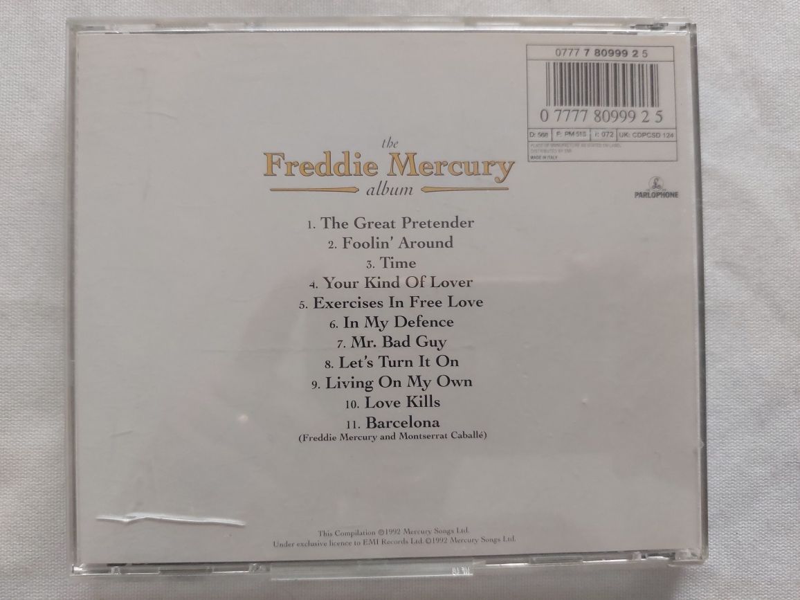 CD "The Freddie Mercury Album" the Freddie Mercury (Opt. Estado)