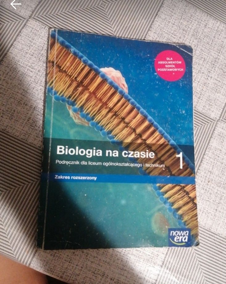 Biologia na czasie 1 zakres rozszerzony