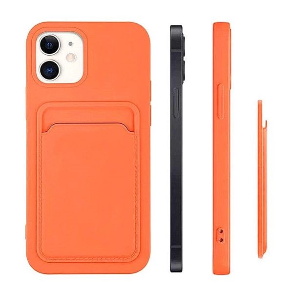 Card Case silikonowe etui portfel z kieszonką na kartę dokumenty do Xi