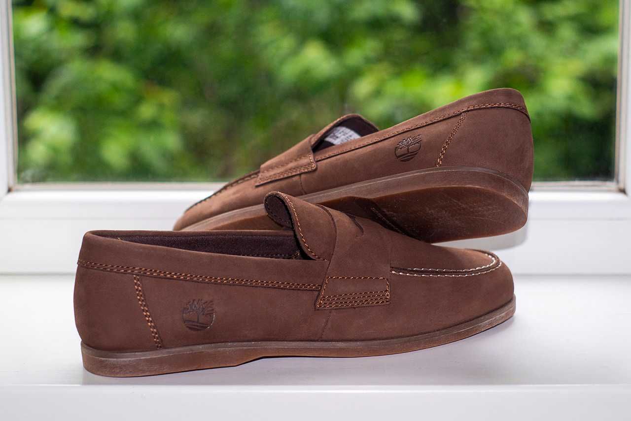 ‼️Мокасини, лофери, сліпони Timberland TB0A5U65 Brown 46 р оригінал