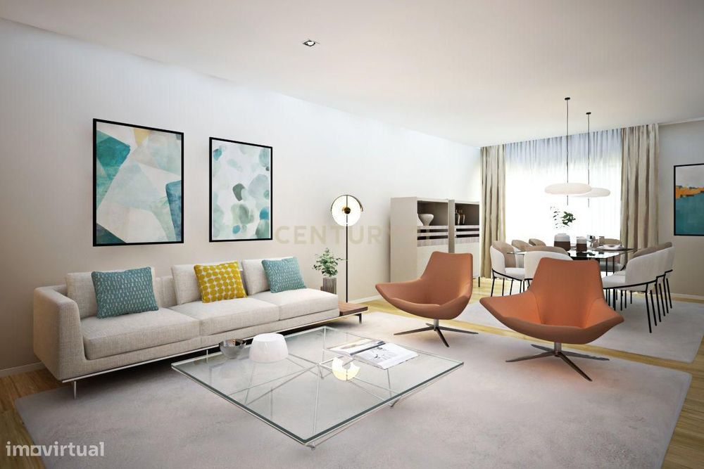 Apartamento T3 Com Terraço Centro da Cidade da Maia
