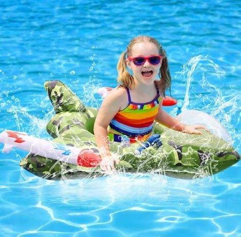 Anseto Nadmuchiwany Pływający Basen Duży Pływający Pływak