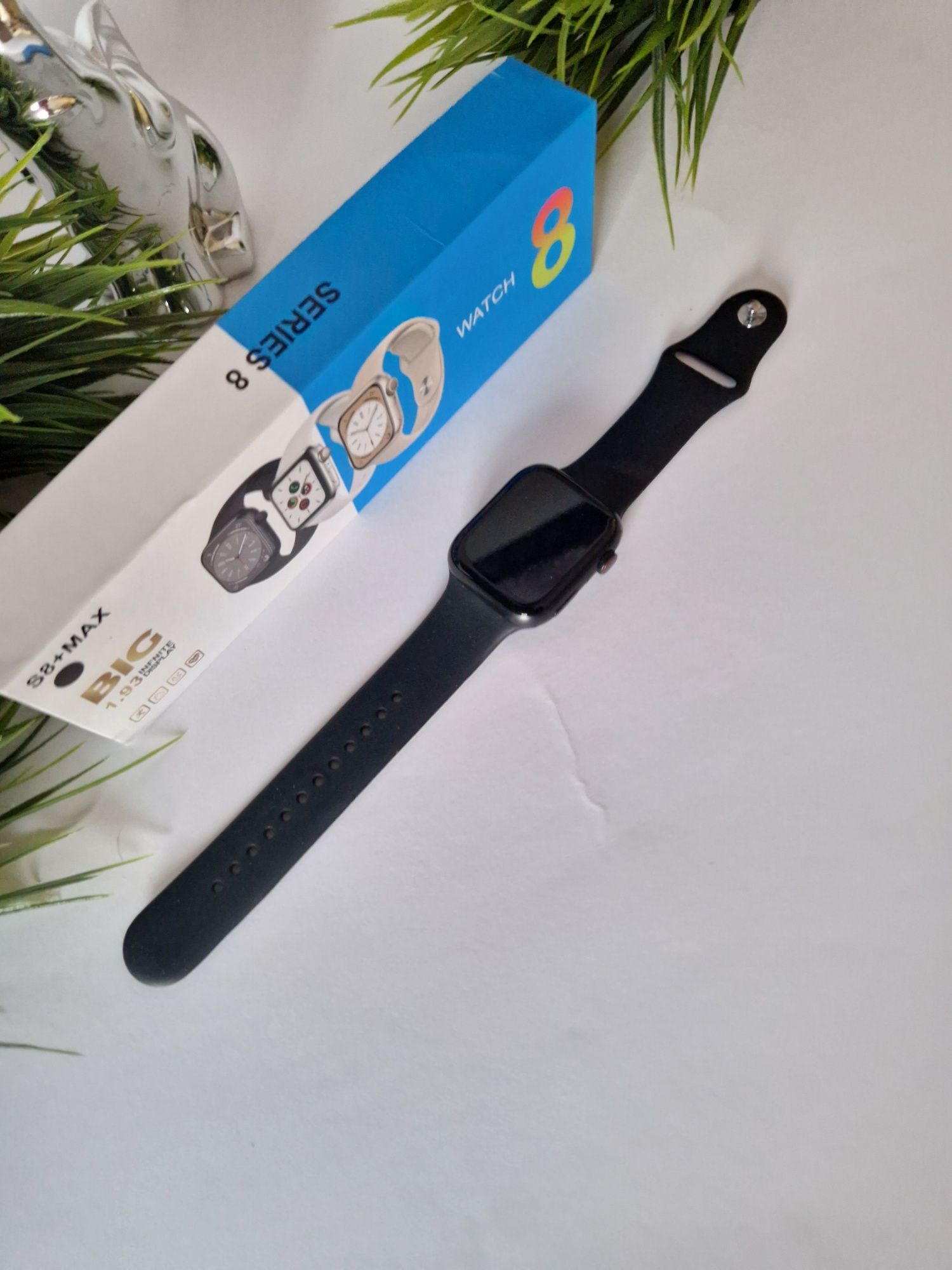 Smartwatch s8+max czarny