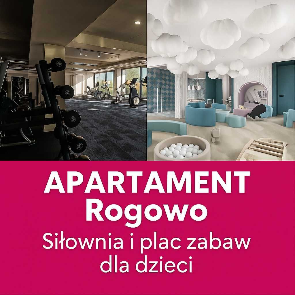 Rogowo PEARL Studio z tarasem od strony morza, Basen, Siłownia
