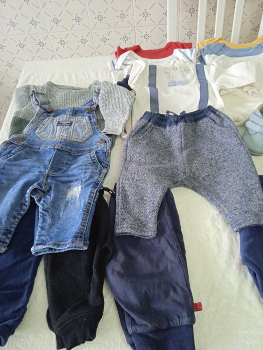 Lote roupa bebé menino de 3 a 6 meses