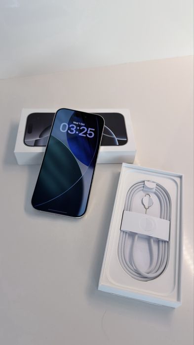 iPhone 16 Pro 512GB – Titanium White (Branco)