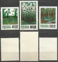 Znaczki seria: Gospodarka leśna FI 1920 – 1922 stan**  1971 r.