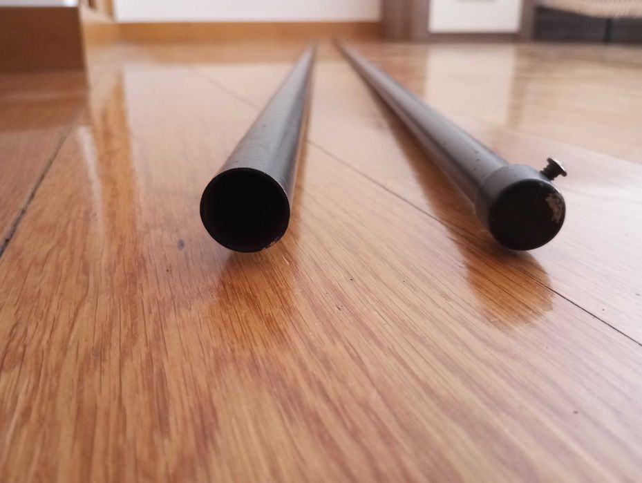 Varão para Cortinas Pretos MATE