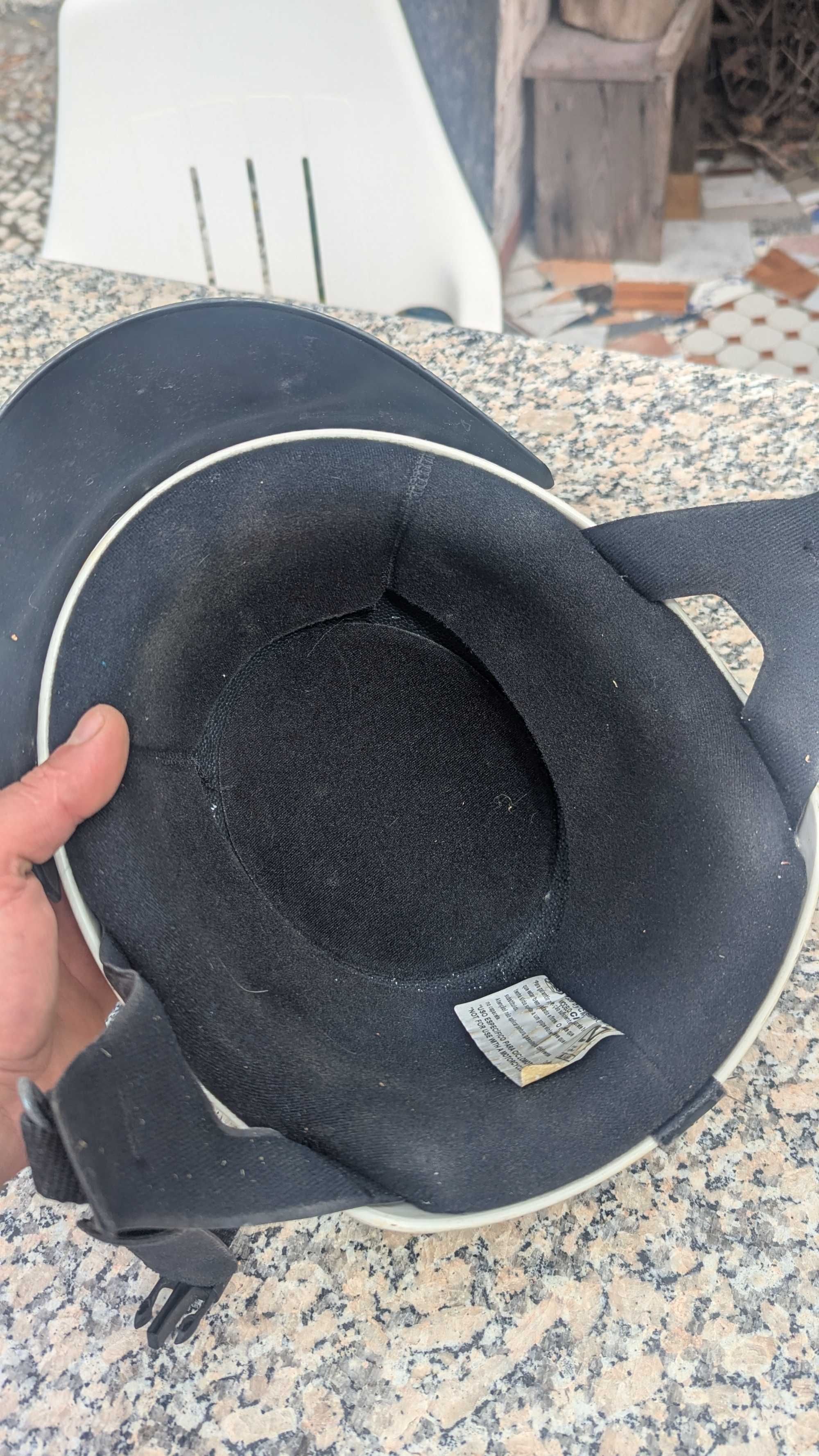 Capacete aberto simples tamanho L