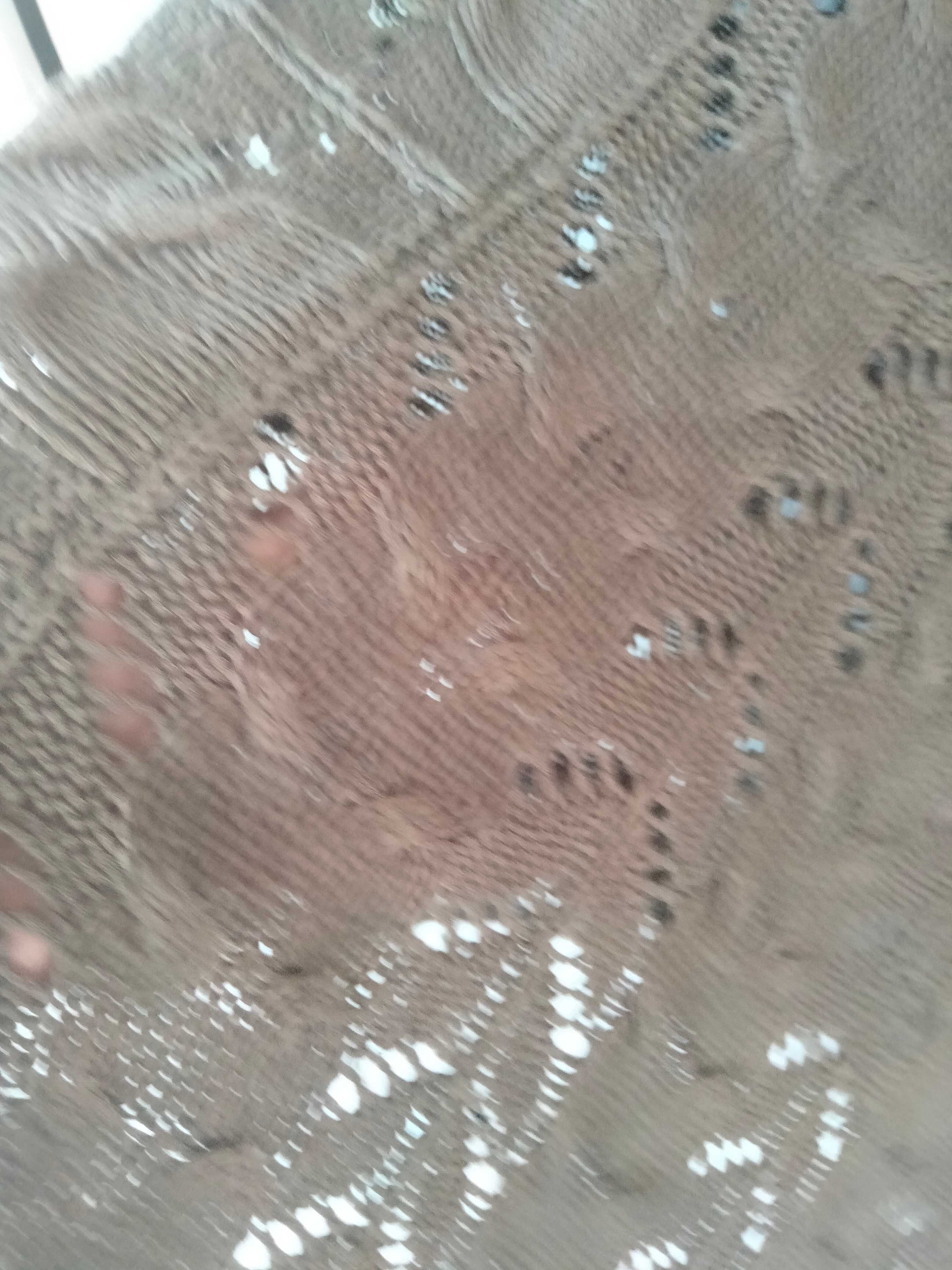 Poncho mango boho E capa de malha rendada