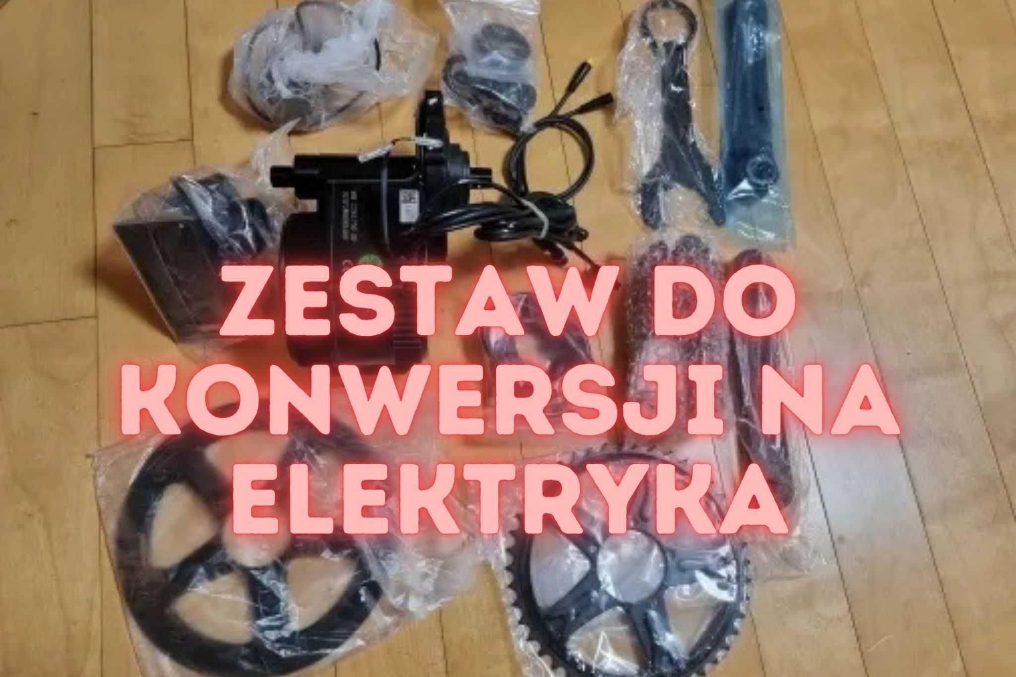 Zestaw Do Konwersji Na ELEKTRYKA Każdego Roweru 750W + GRATIS