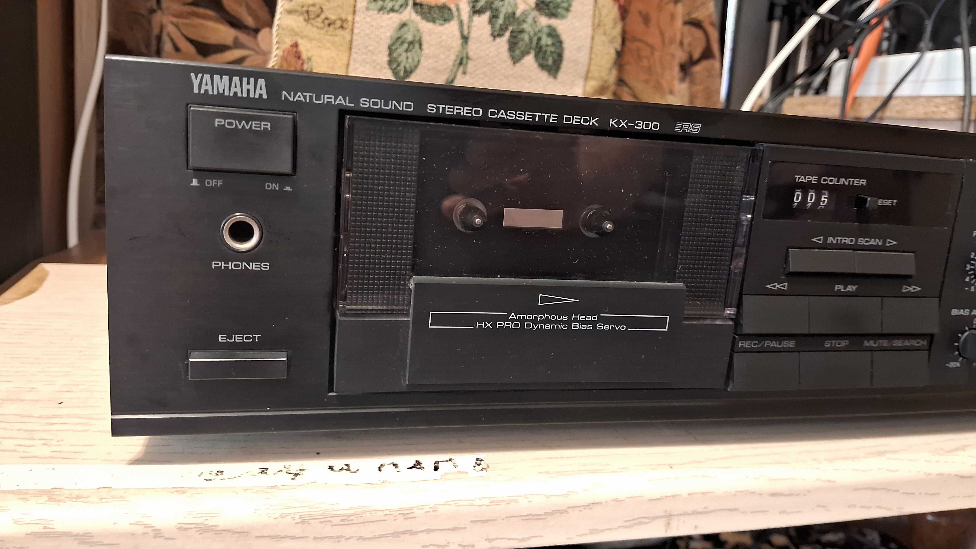 Касетна дека Yamaha KX-300 RS, Amorphous head, Bias control, Japan