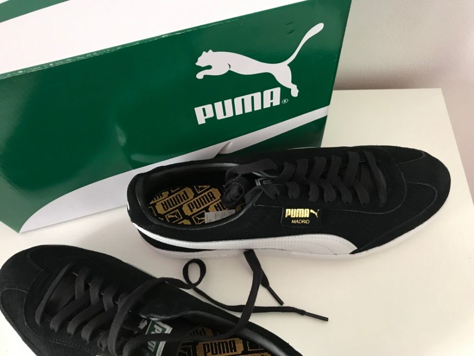 Кроссовки,кожаные,кросівкі,черные,замшевые Puma Madrid Оригінал