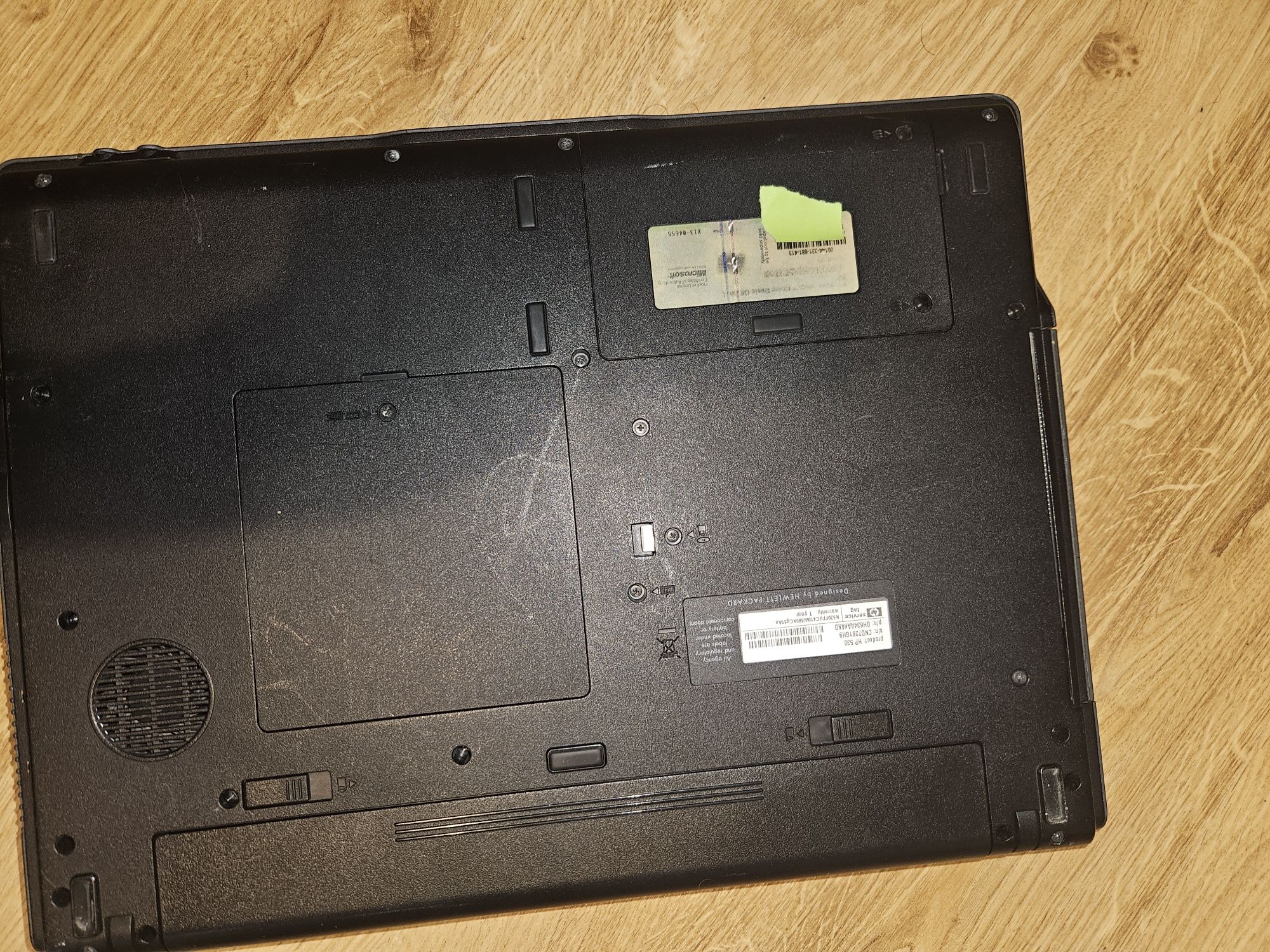 Laptop HP 530 z Windows Vista
