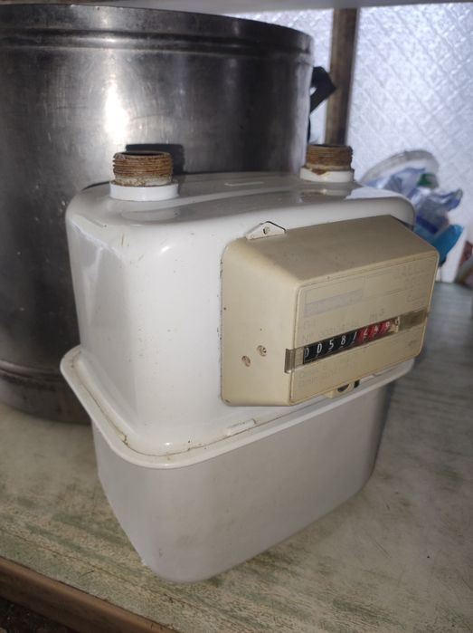 Газовий лічильник,газовый счётчик