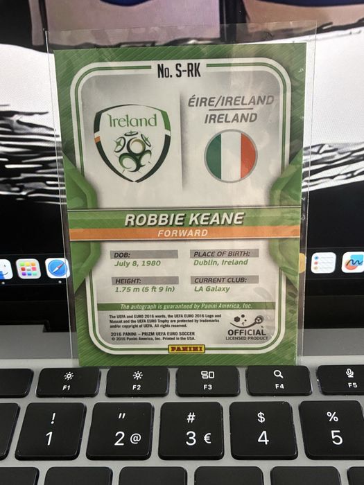 Robbie Keane (AU) & David Alaba (AU) - Panini Prizm Euro 2016