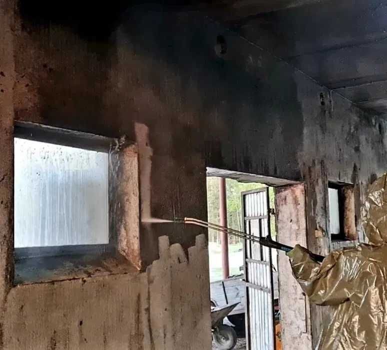 Bielenie Wapnowanie Dezynfekcja obory kurnika chlewni białkowanie