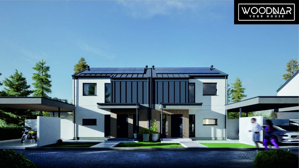 Projekt 4 domów–Kosztowska, wylany fundament,uzbrojona-gotowiec