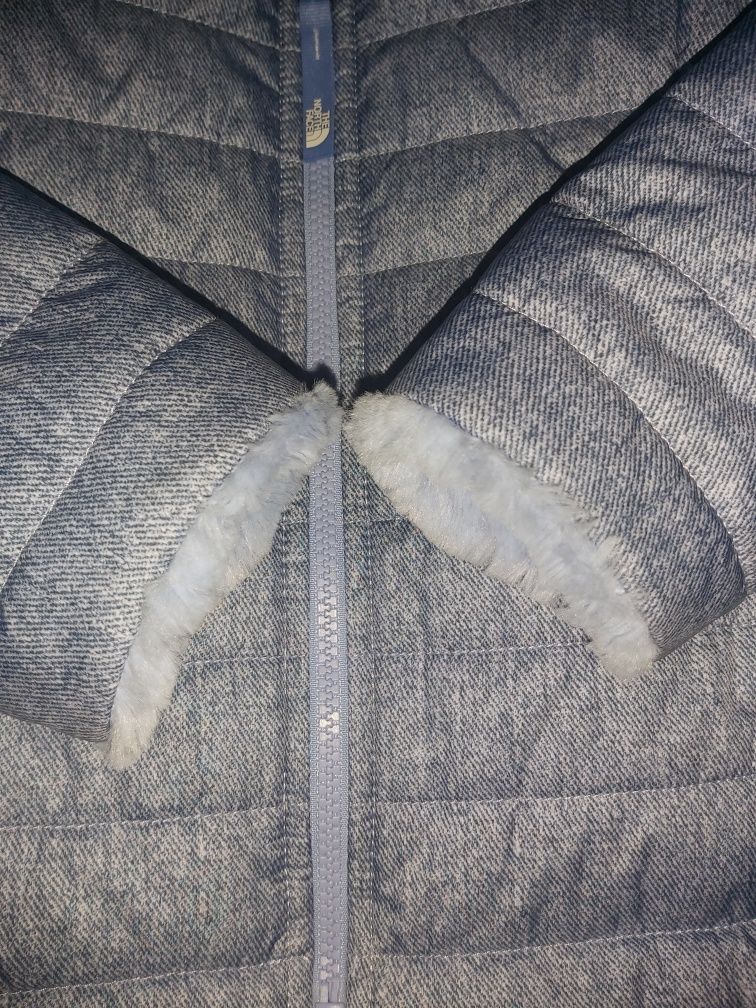 Kurtka dwustronna The North Face wiek 7-8 lat jak nowa