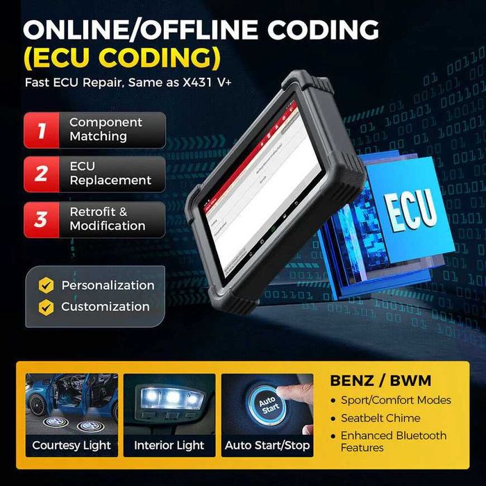 Launch X431 PRO DYNO HD Maq Diagnostico Ligeiros + Pesados (NOVO)