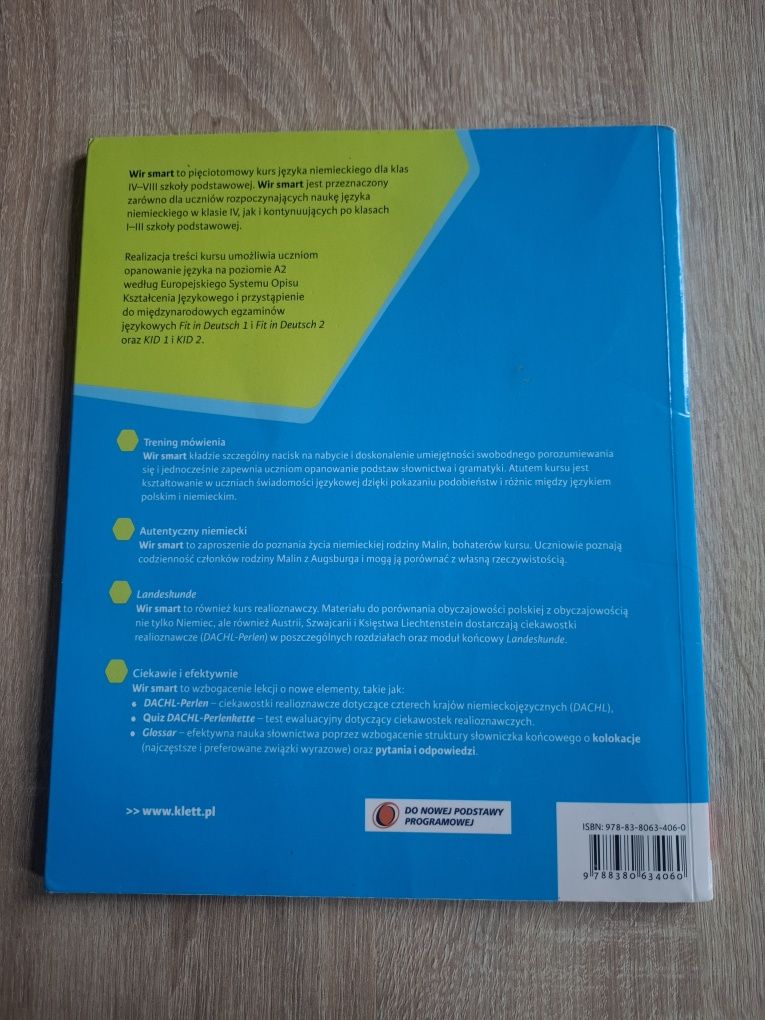 Wir smart 1. Podręcznik język niemiecki dla klasy IV SP.