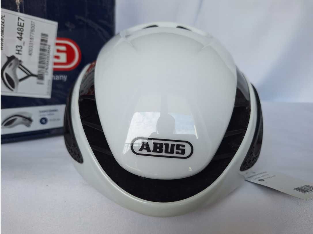 Kask ABUS "Gamechanger" polar white 50-55cm