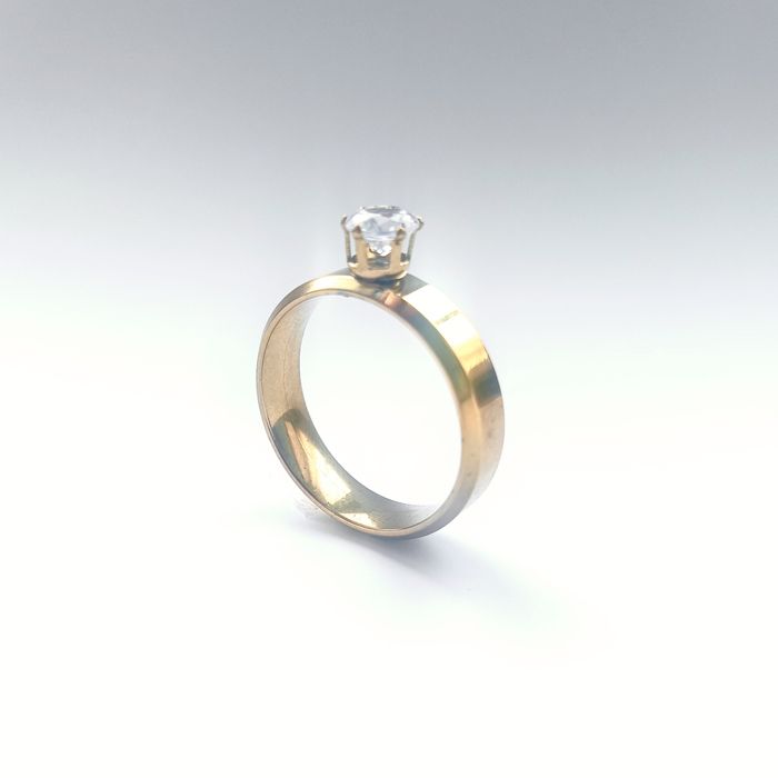 Pierścionek prezent dla niej – stal nierdzewna + pudełko gratis