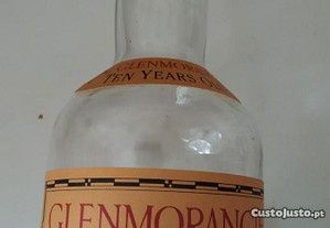 Garrafa whisky Glemorangie vazia para colecionadores