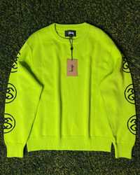 Свитер Stussy SS-link Sweater Lime (new) | ORIGINAL