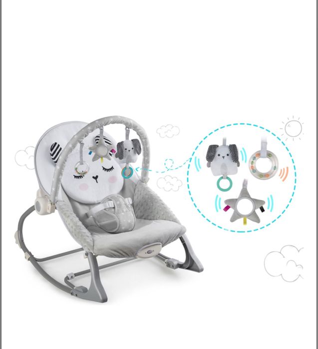 Крісло-гойдалка Nukido з вібрацією