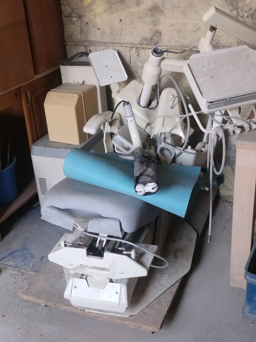Krzesło dentystyczne kompletne rozebrane