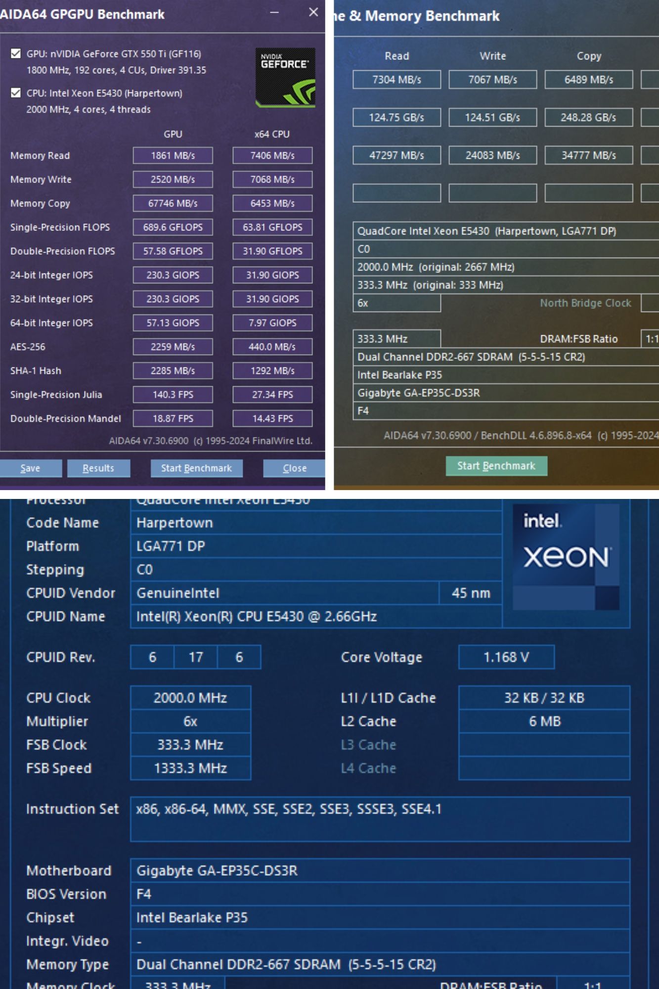 PC Xeon + GTX550Ti + SSD+HDD + Монітор 60 Гц