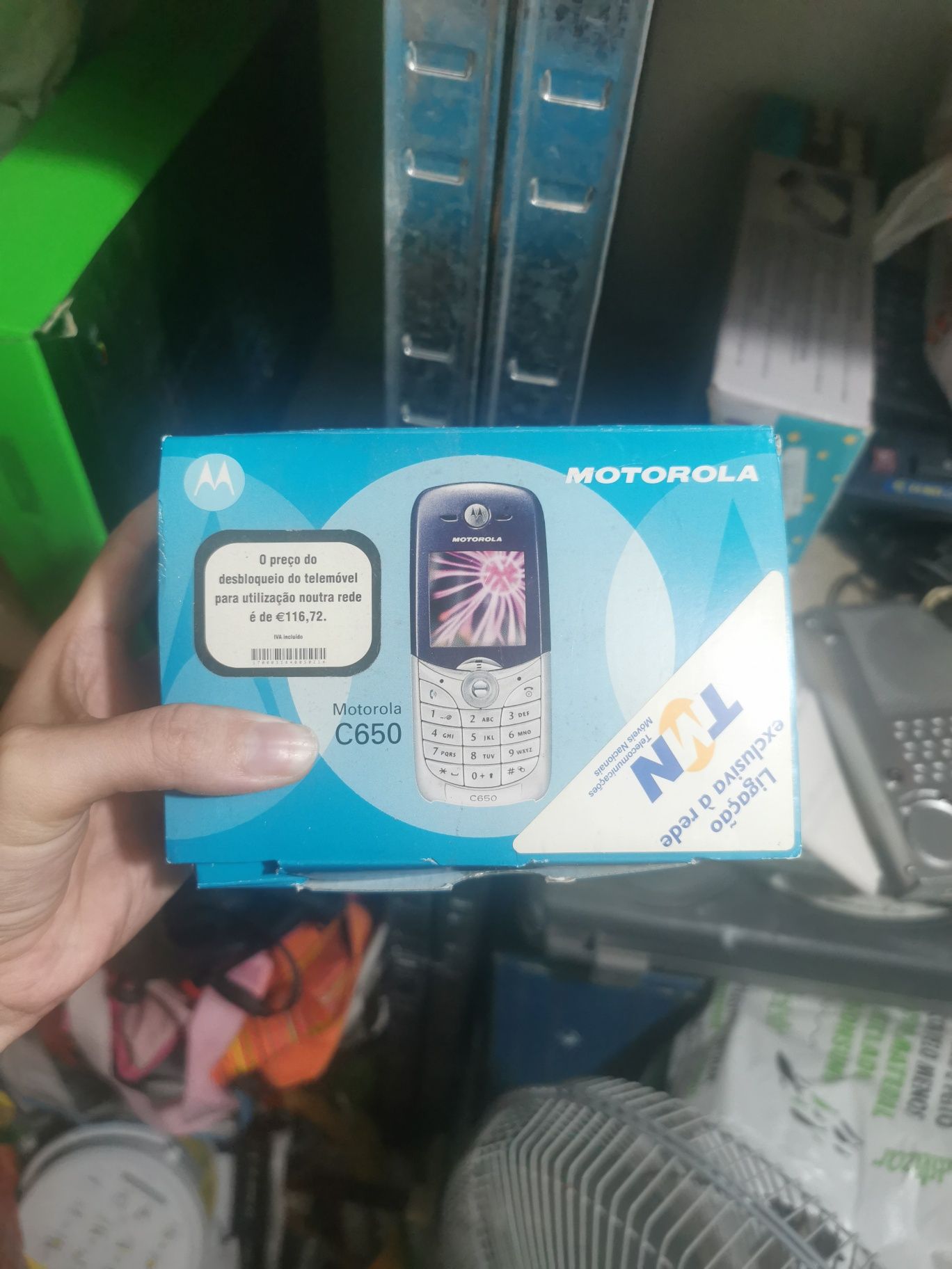 motorola C650 na caixa