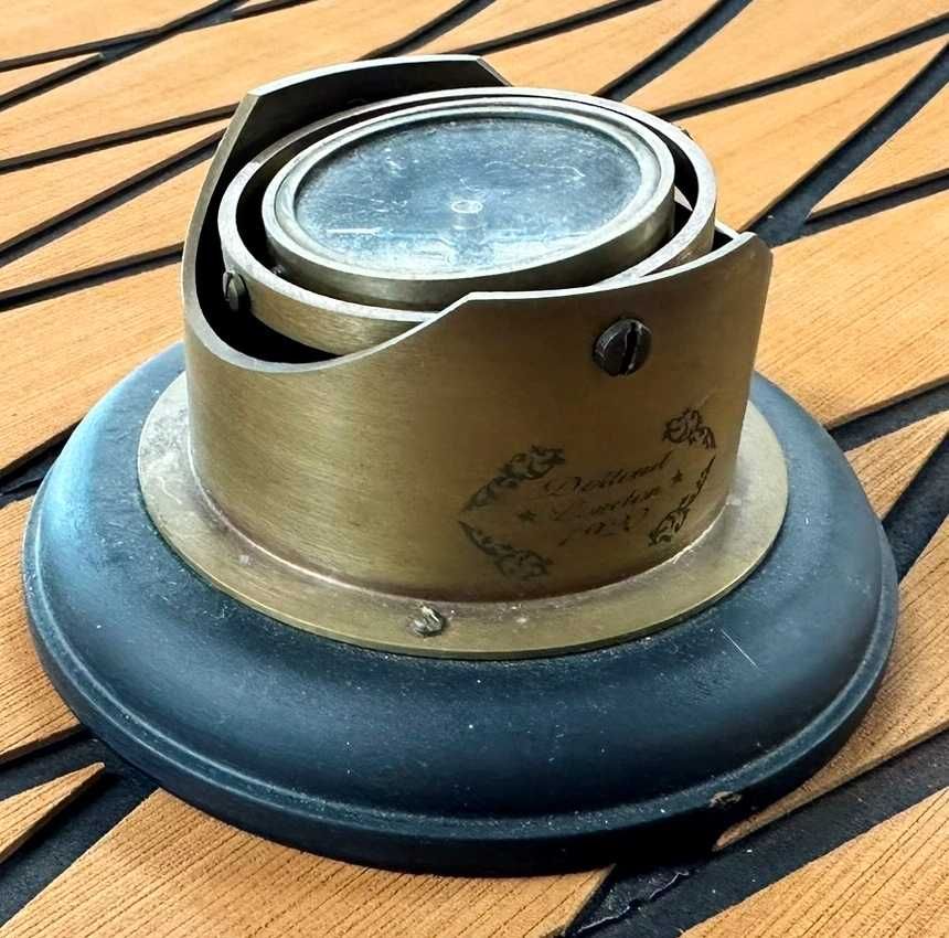 Kompas magnetyczny Busola  przycisk do papieru DOLLOND LONDON 1920