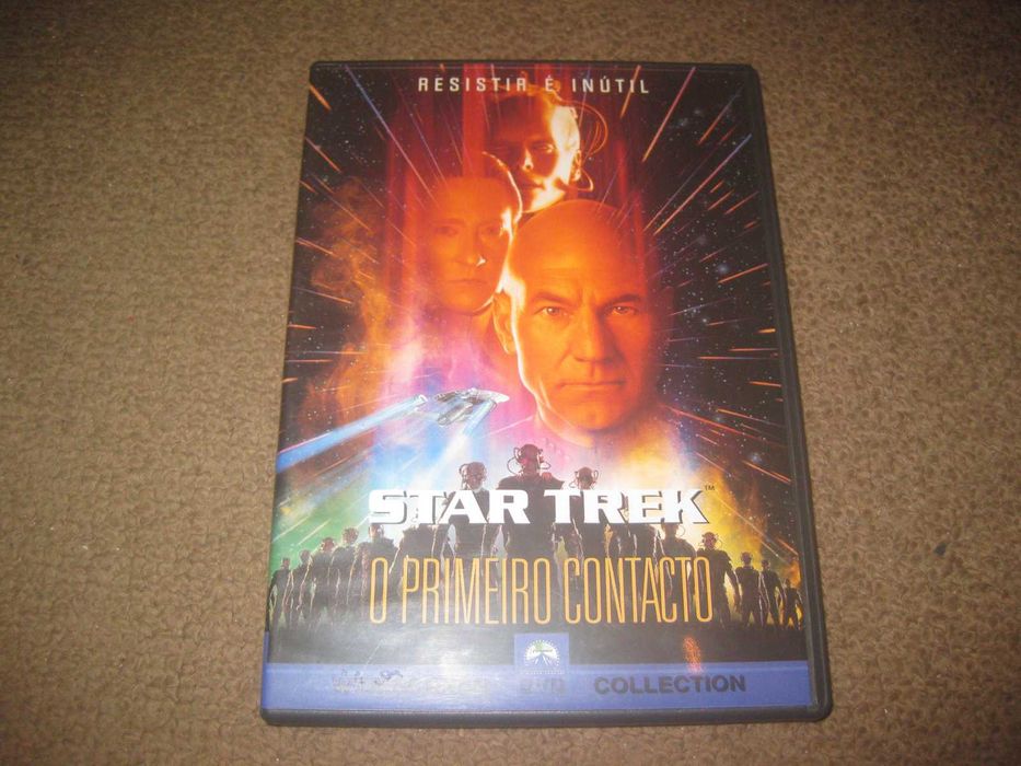 DVD "Star Trek: O Primeiro Contacto" com Patrick Stewart