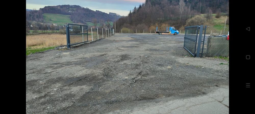 Wynajmę utwardzony plac działkę 2600m2