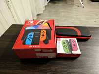 Konsola Nintendo Switch Oled Czerwono - Niebieski