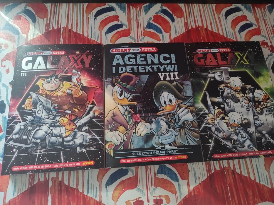 2x komiks Kaczor Donald Gigant - numery jak na foto, TYLKO GALAXY