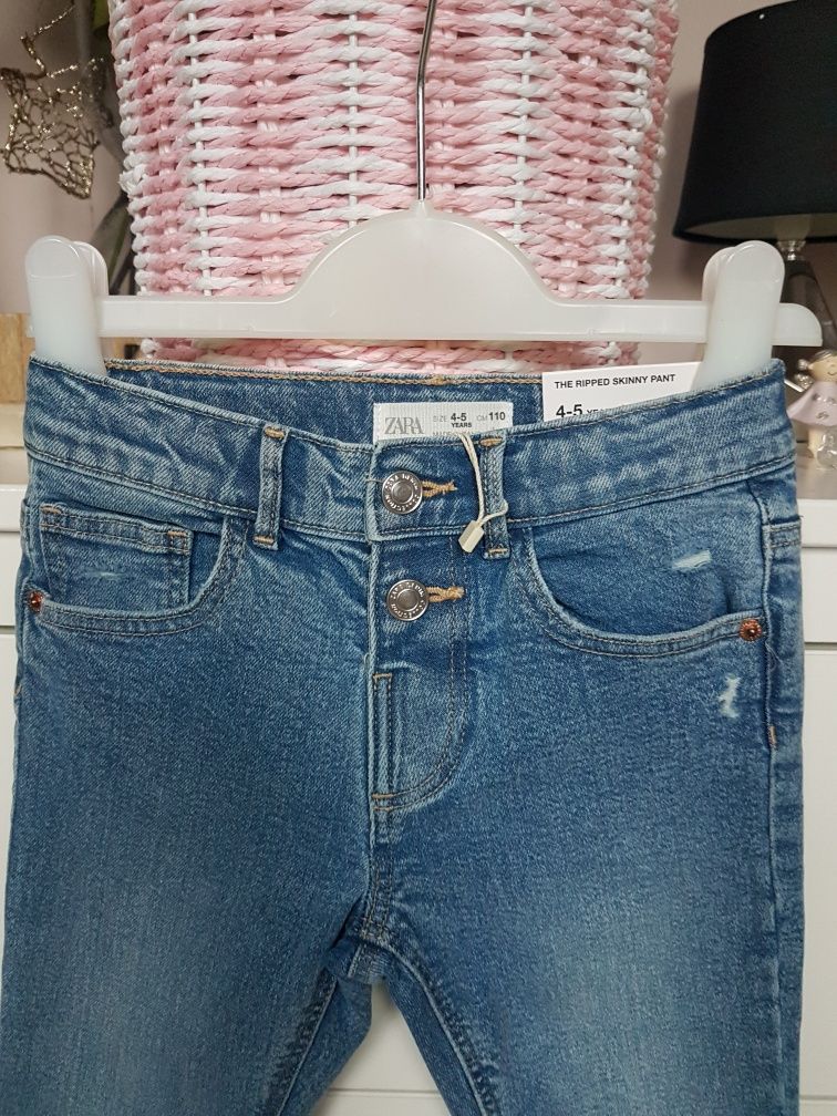 Jeansy Ripped Zara 86-110