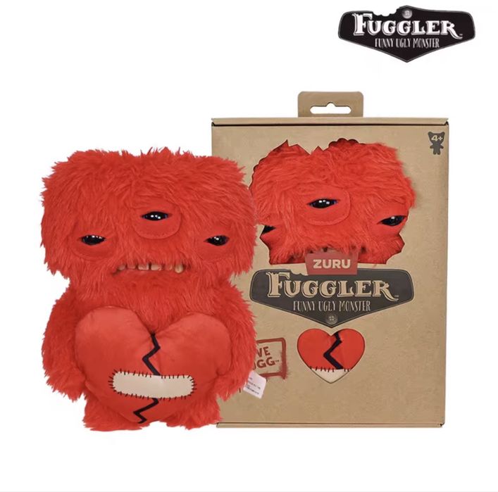 Мʼяка іграшка фаглер кольоровий червоний рожевий чорний фуглер Fuggler