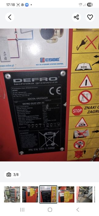 Części do pieca 25kw pelet ekogroszek