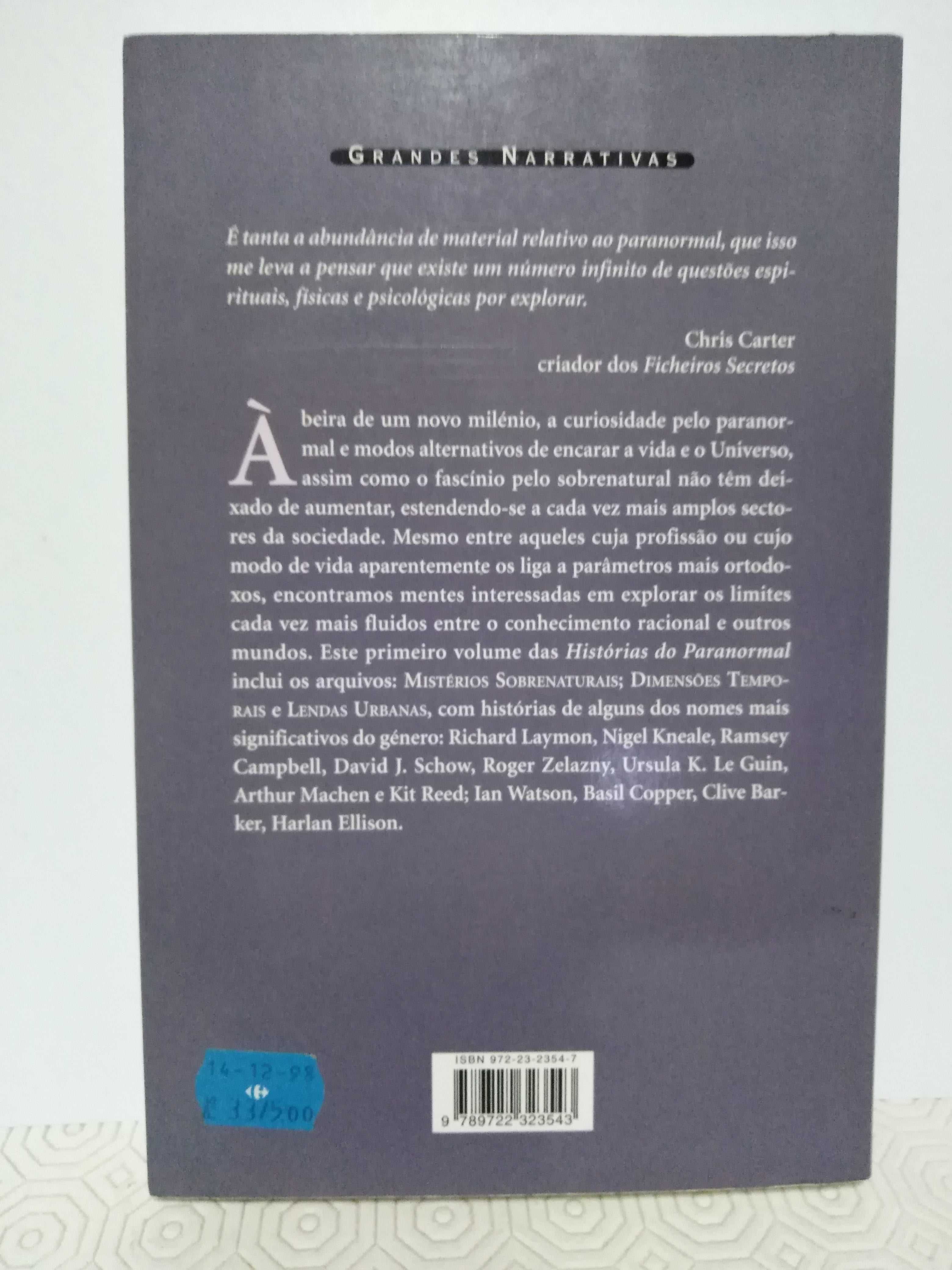 Histórias do Paranormal Vol. 1 Mistérios do Sobrenatural