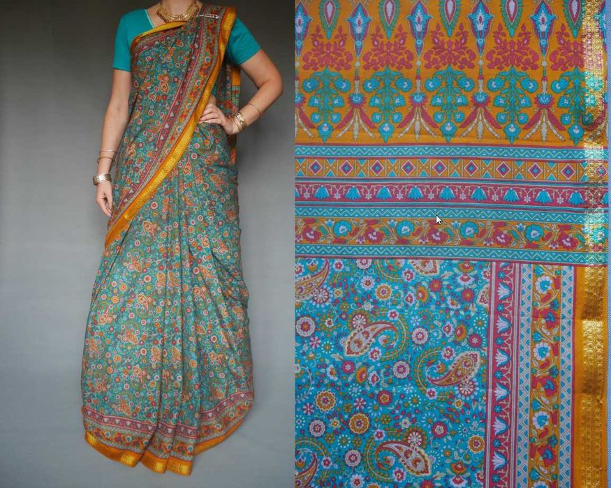 Новое сари индийское подарок