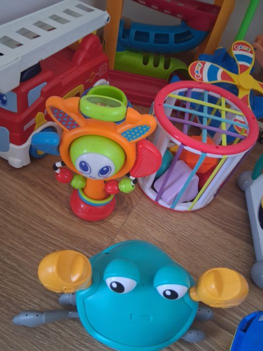 Zabawki niemowlęce, bdb stan, do raczkowania,  interaktywne