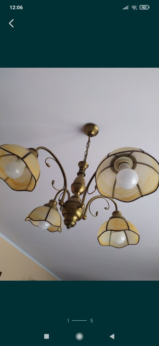 Lampa sufitowa Edylit 2 2 sztuki żyrandol