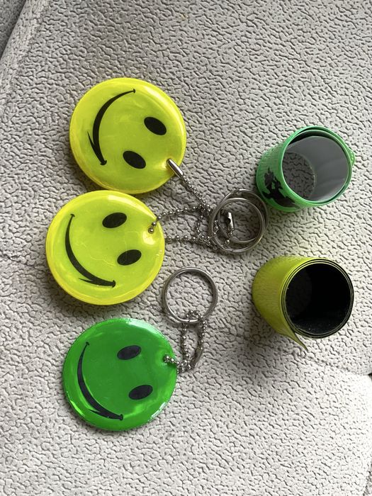 Zestaw odblaskowych breloczków