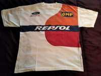 T-shirt vintage Ford Motorsport / Repsol / OMP