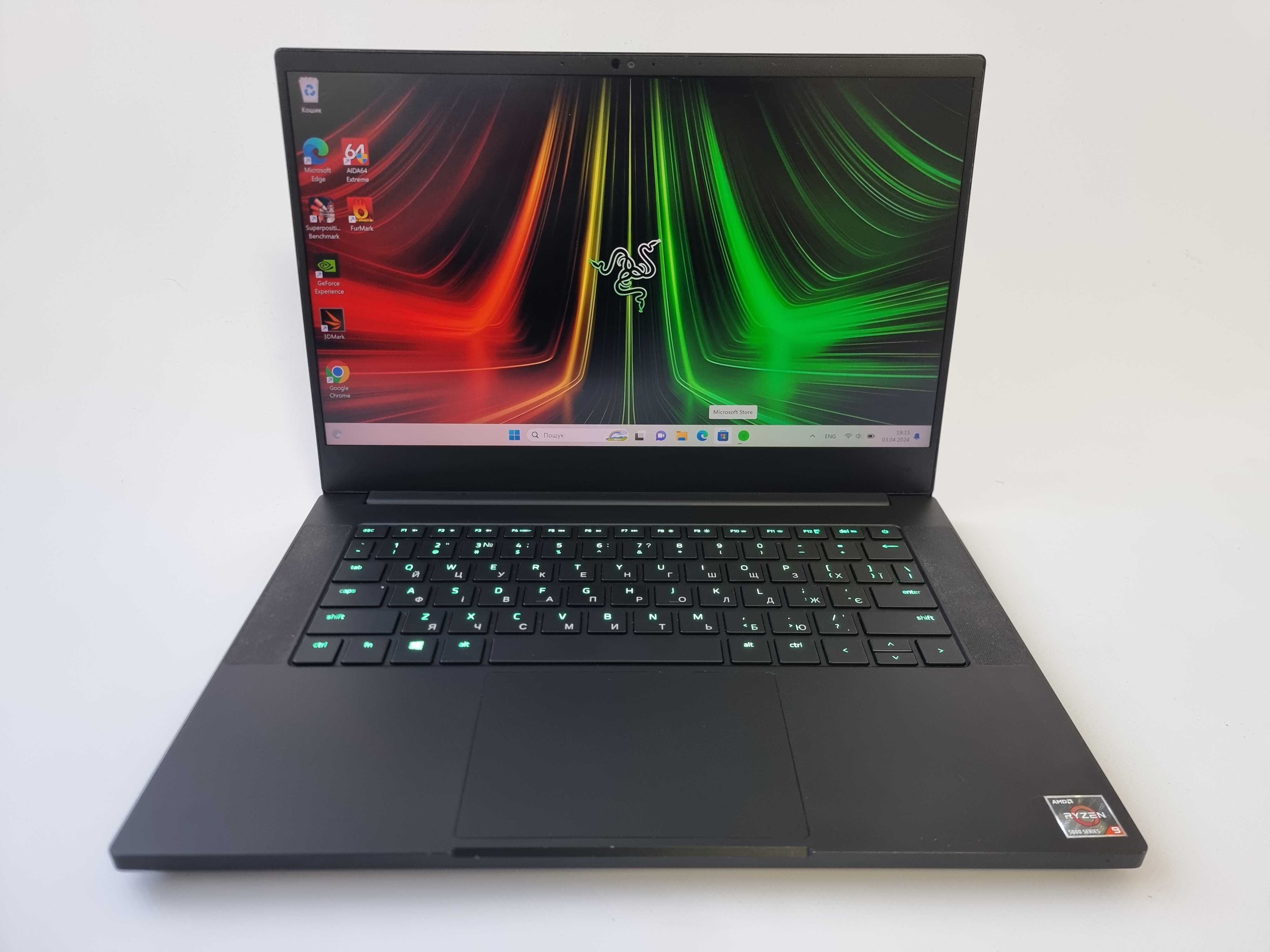 Razer Blade 14/R9 5900HX/RTX 3080/RAM 16GB/SSD 512GB/2K 165Hz