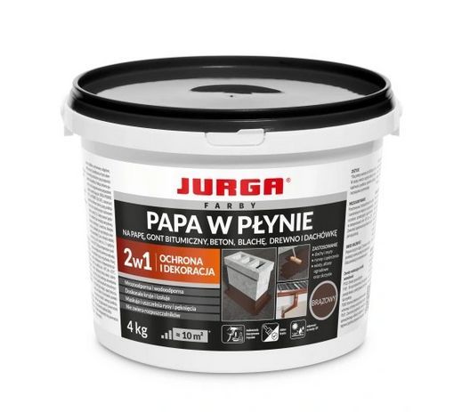 JURGA Papa w płynie 4kg brązowy